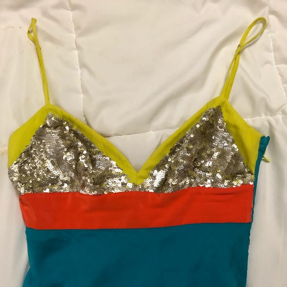 BCBG MaxAzria Color-block Sequin Camisole - Picture 2 of 9